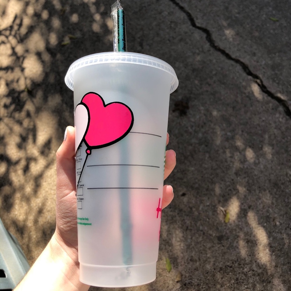 HelloKitty π venti Starbucks reusable cold cup - Picture 3 of 4